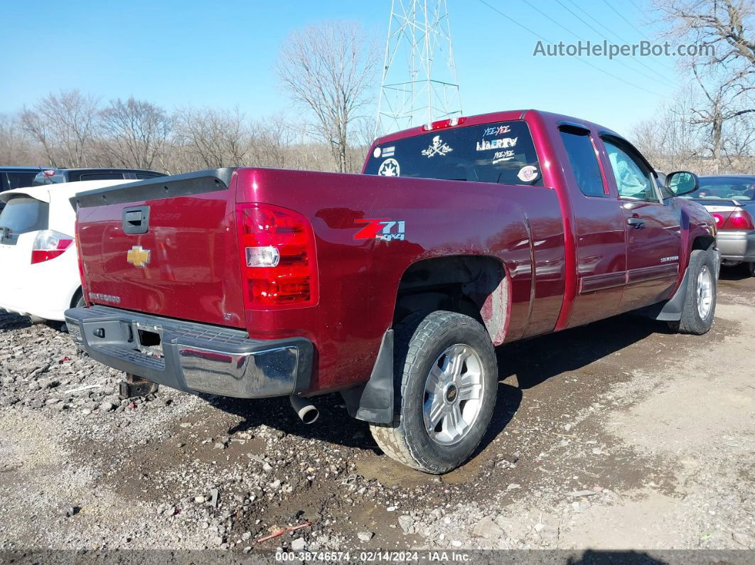 2013 Chevrolet Silverado 1500 Lt Red vin: 1GCRKSE70DZ242534