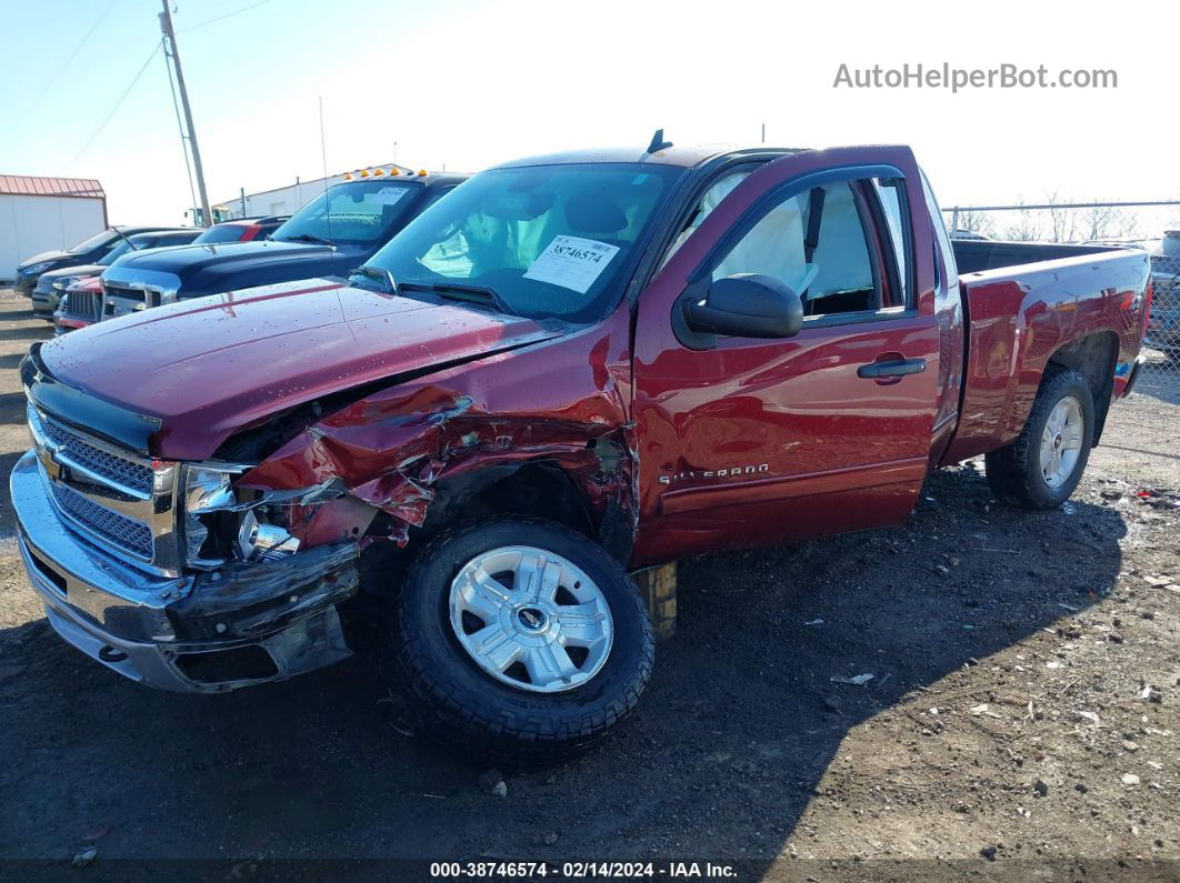 2013 Chevrolet Silverado 1500 Lt Red vin: 1GCRKSE70DZ242534