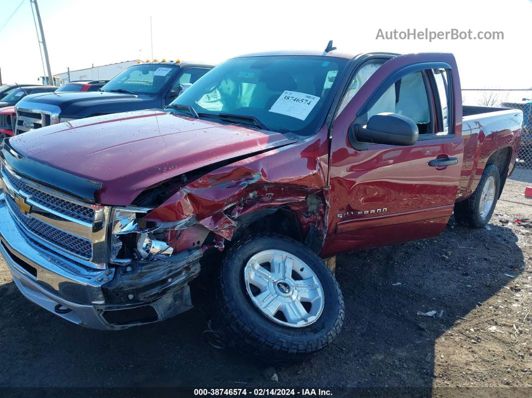 2013 Chevrolet Silverado 1500 Lt Red vin: 1GCRKSE70DZ242534