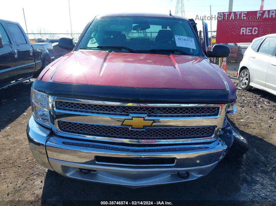 2013 Chevrolet Silverado 1500 Lt Red vin: 1GCRKSE70DZ242534