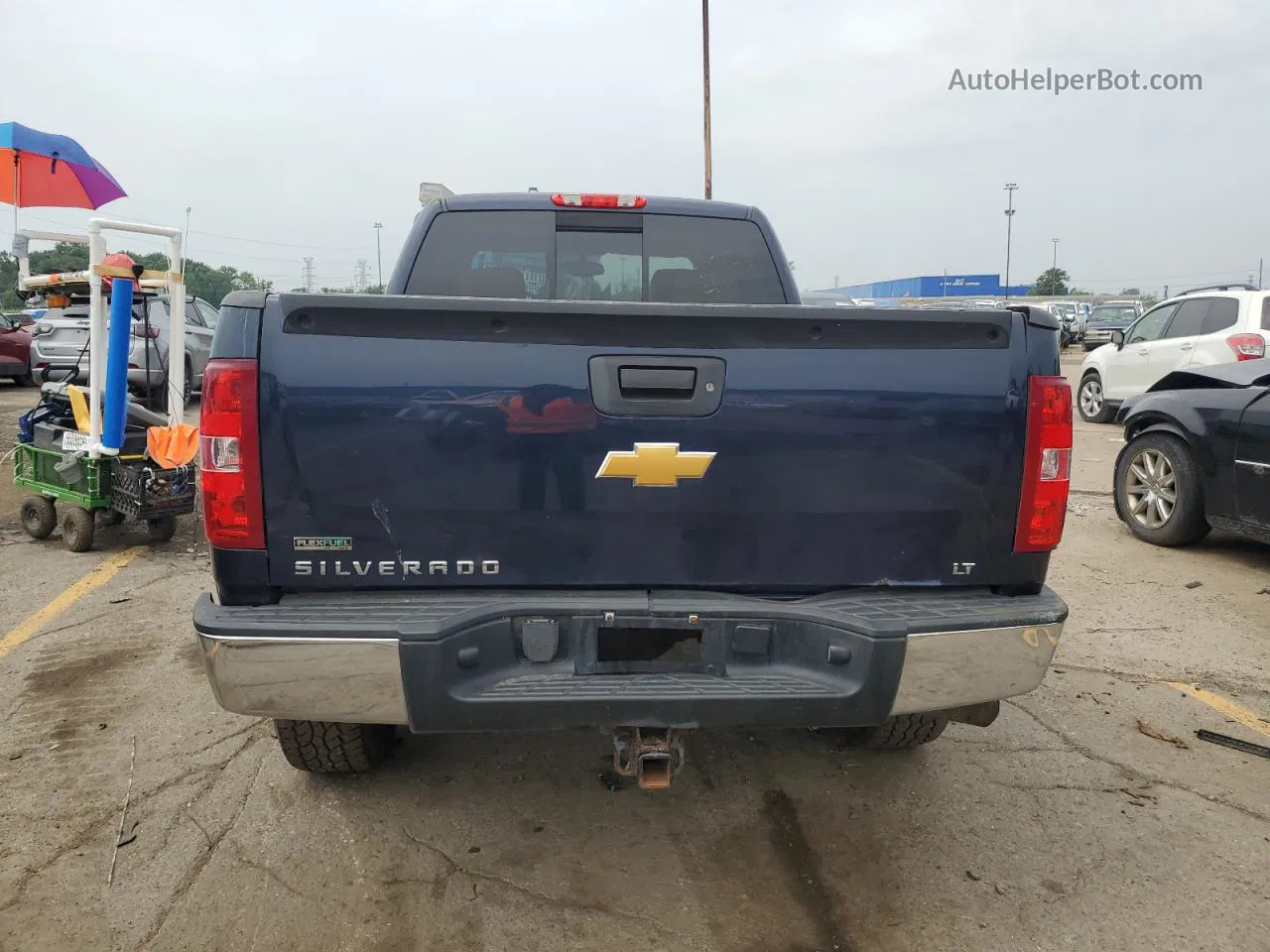 2012 Chevrolet Silverado K1500 Lt Blue vin: 1GCRKSE71CZ236871