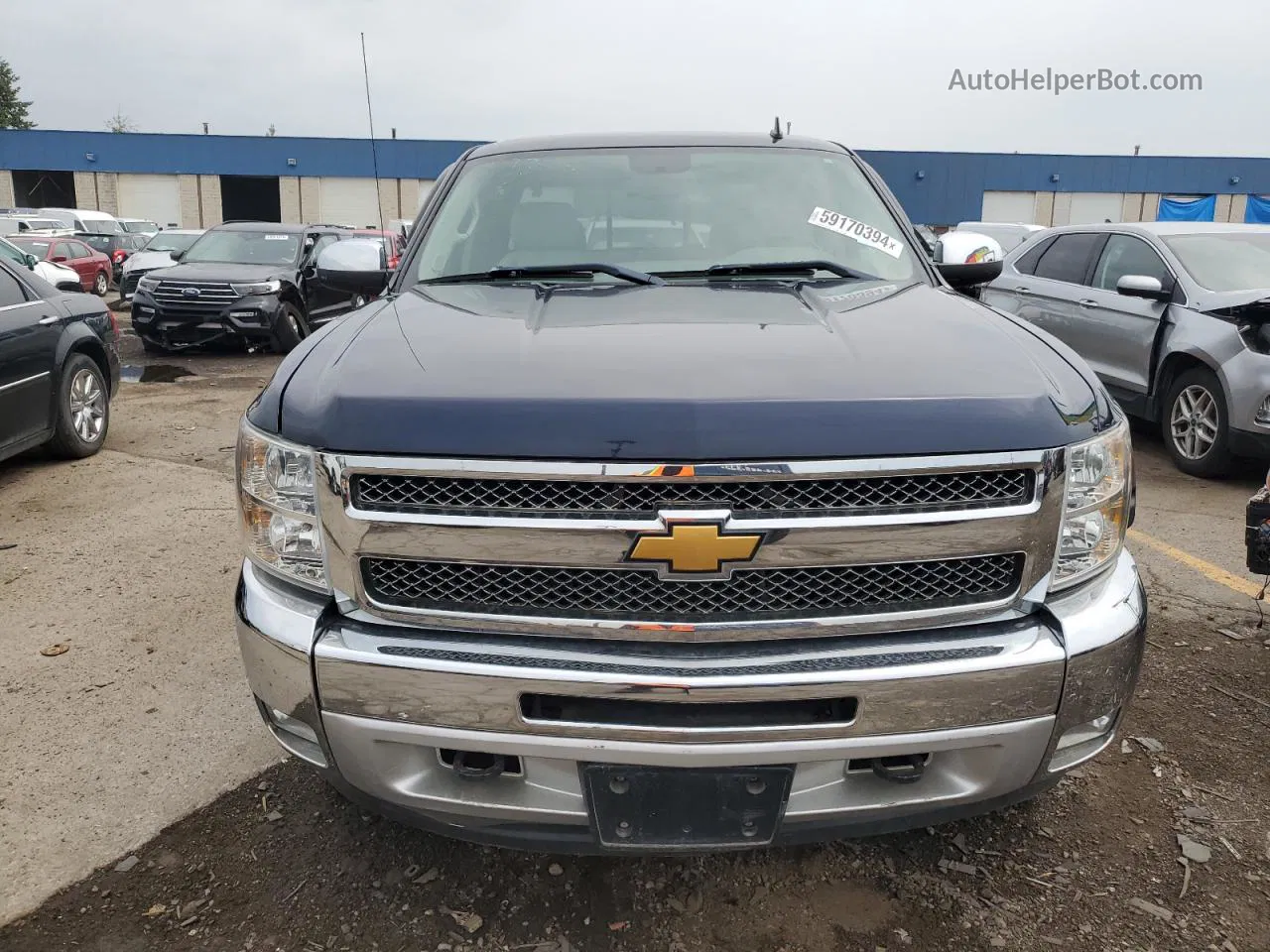 2012 Chevrolet Silverado K1500 Lt Blue vin: 1GCRKSE71CZ236871