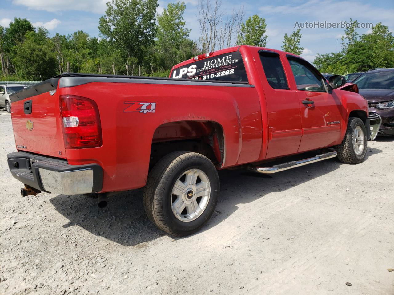 2013 Chevrolet Silverado K1500 Lt Red vin: 1GCRKSE71DZ203404