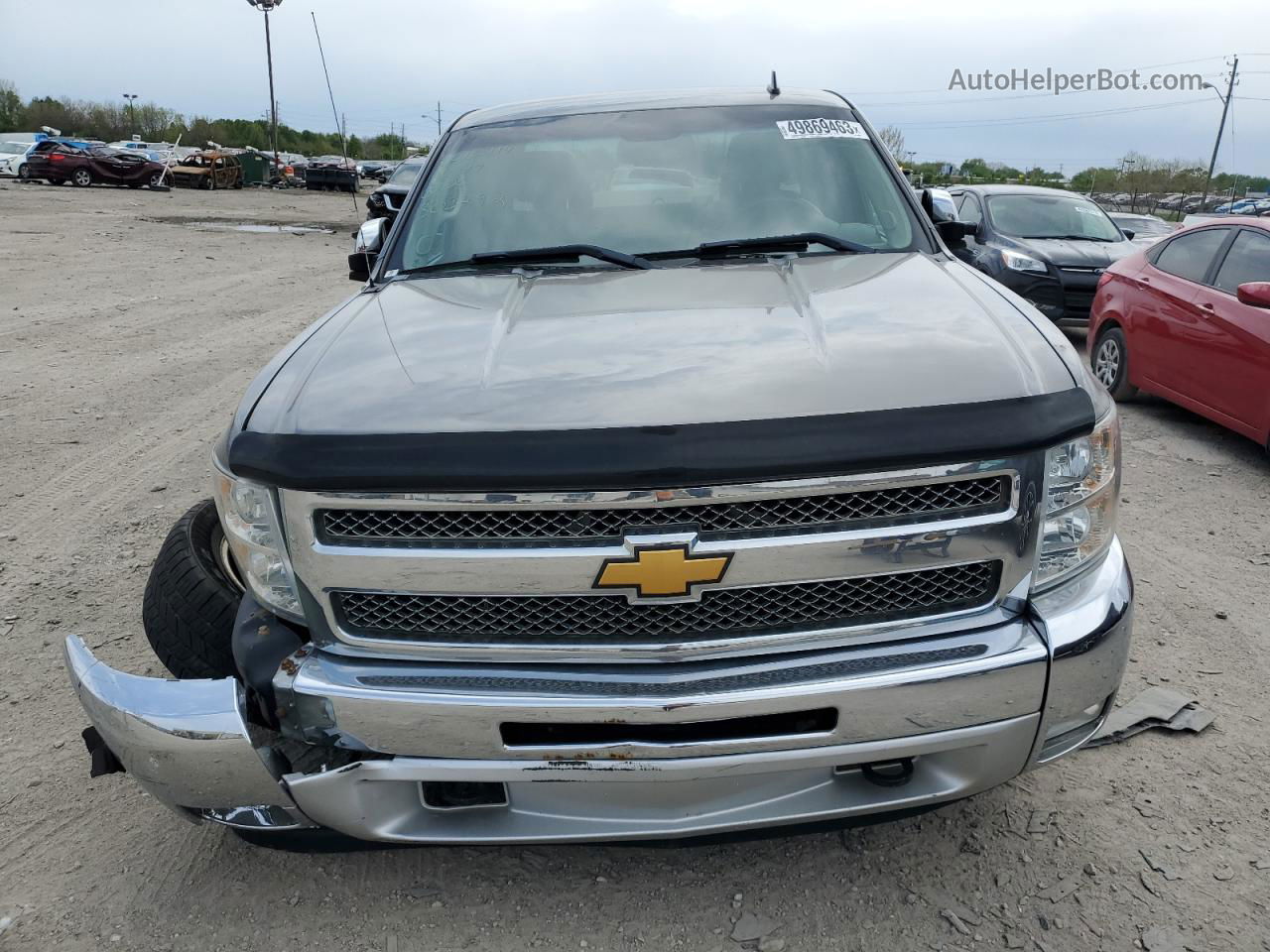 2013 Chevrolet Silverado K1500 Lt Gray vin: 1GCRKSE71DZ303292