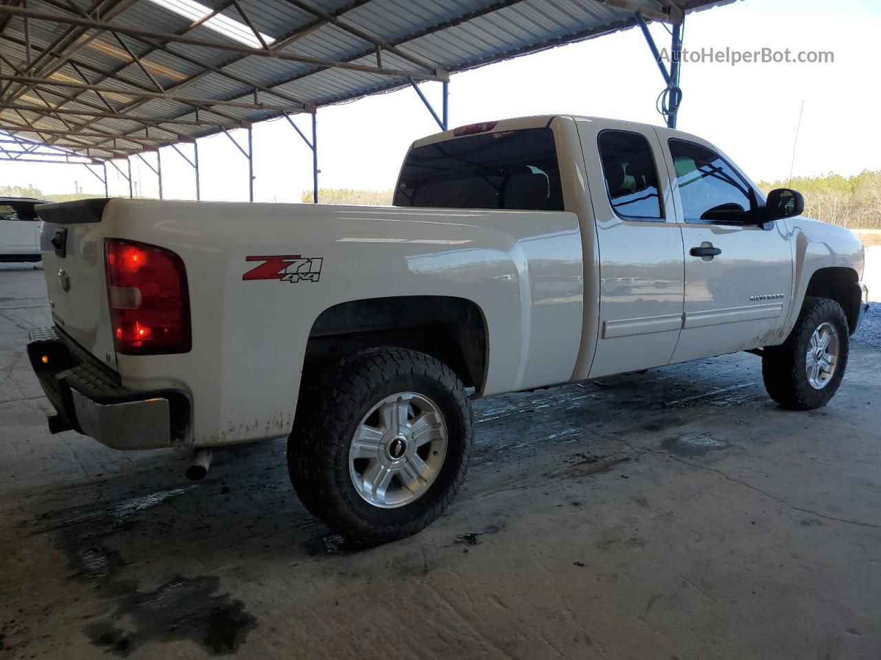 2012 Chevrolet Silverado K1500 Lt Белый vin: 1GCRKSE72CZ100796