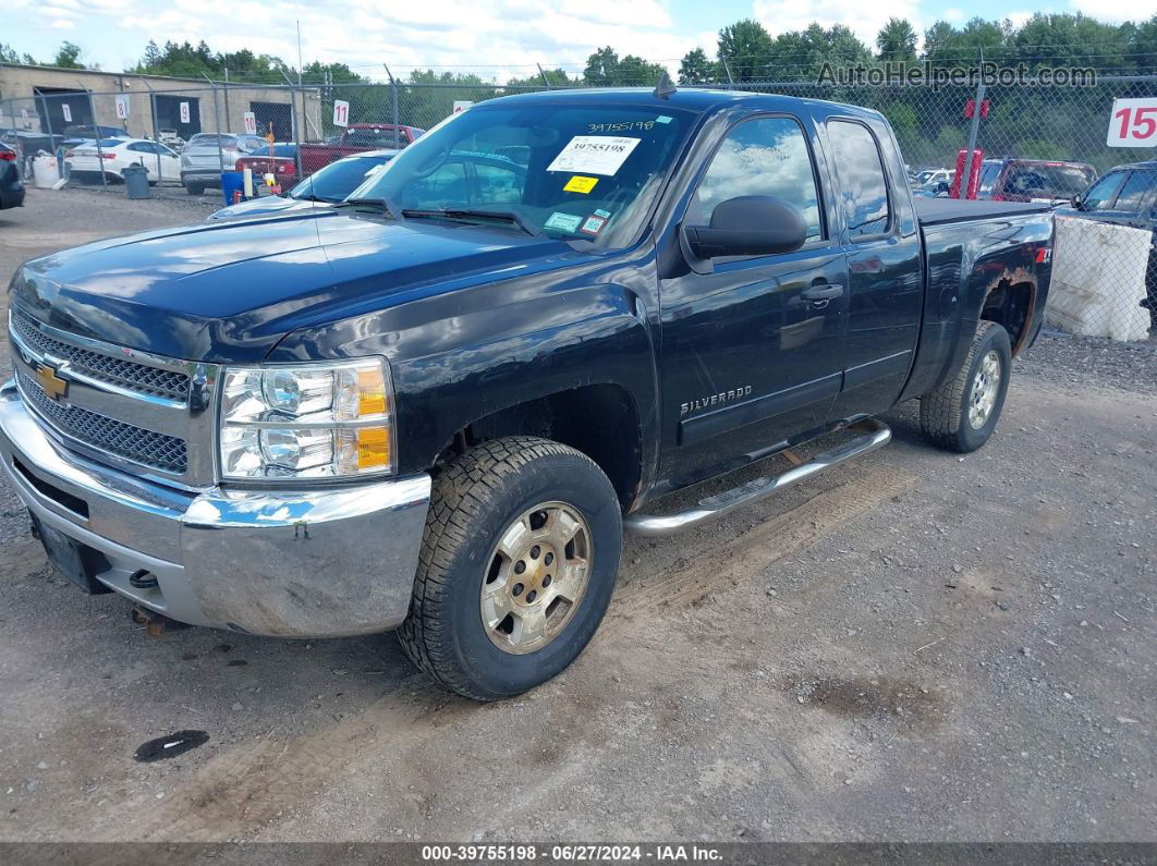 2012 Chevrolet Silverado 1500 Lt Black vin: 1GCRKSE72CZ333786