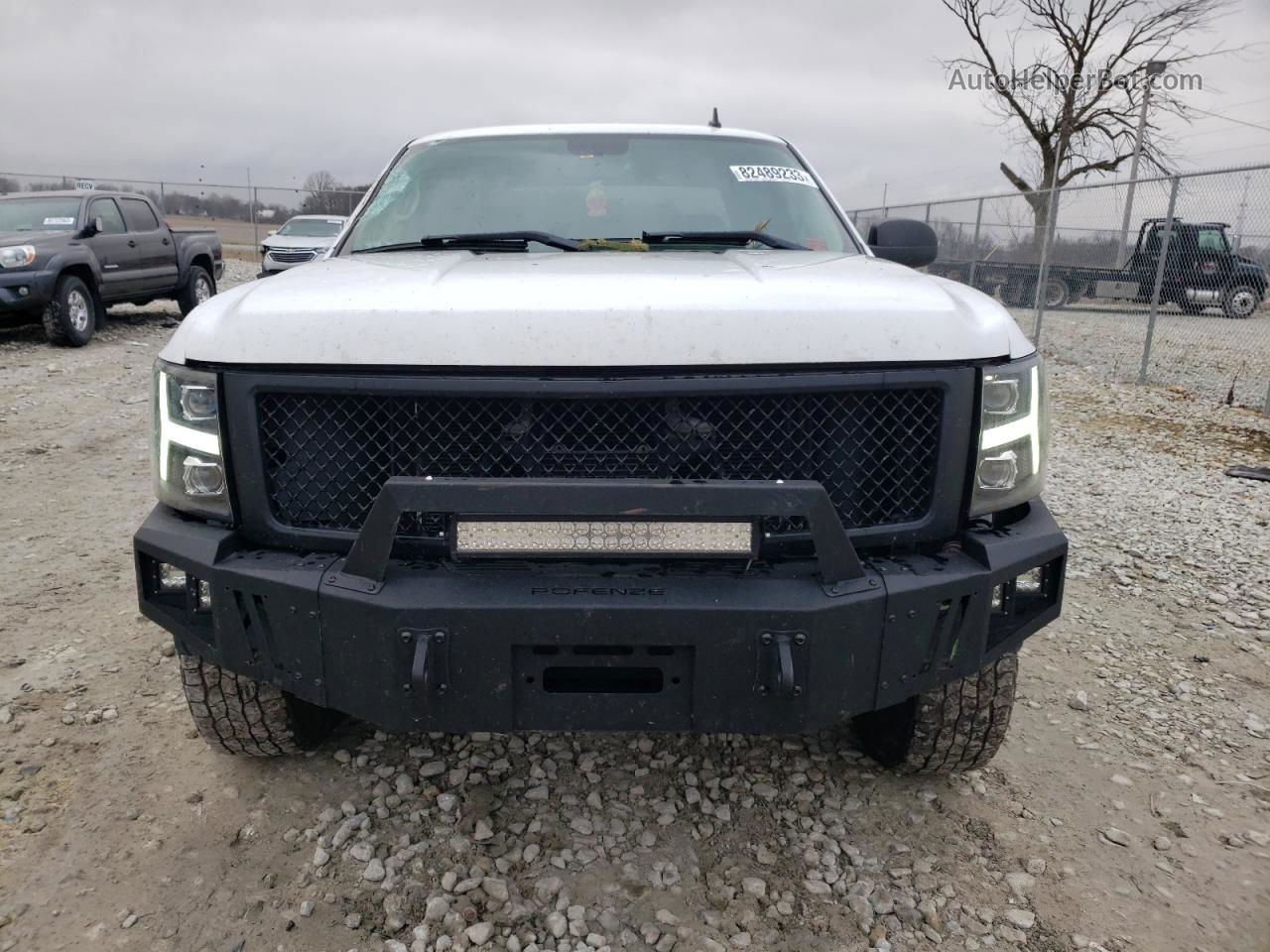 2013 Chevrolet Silverado K1500 Lt White vin: 1GCRKSE72DZ192803