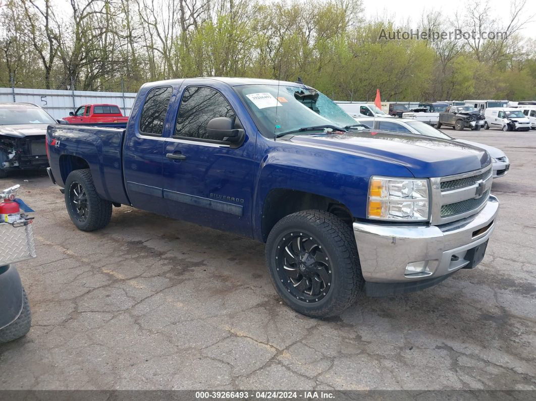 2013 Chevrolet Silverado 1500 Lt Blue vin: 1GCRKSE72DZ345339