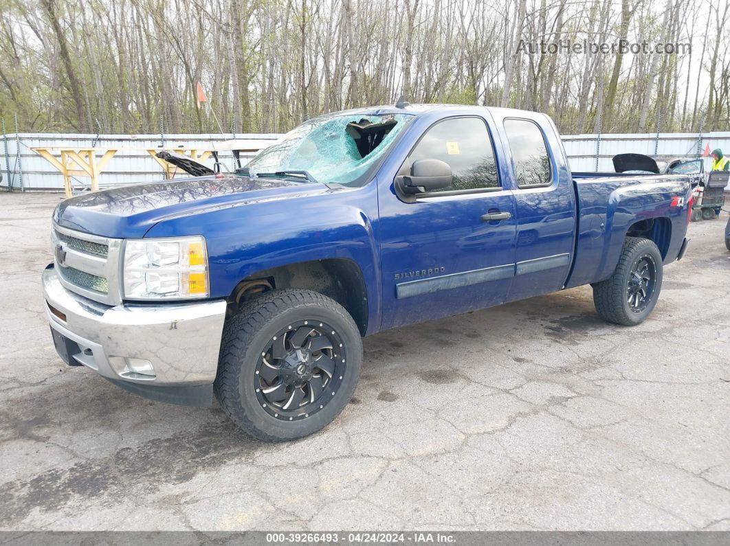 2013 Chevrolet Silverado 1500 Lt Blue vin: 1GCRKSE72DZ345339