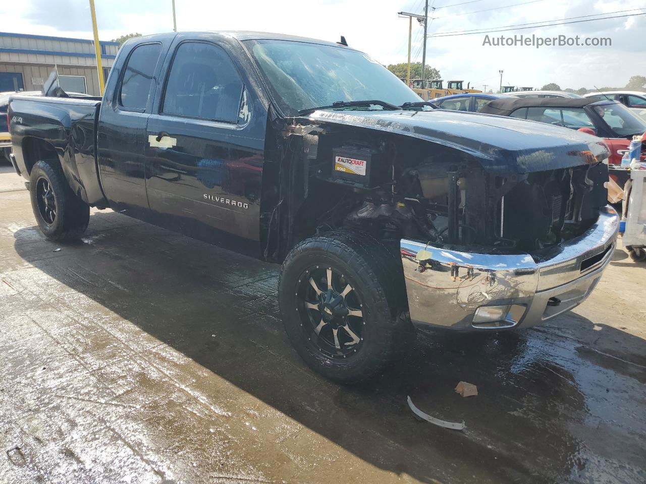 2012 Chevrolet Silverado K1500 Lt Black vin: 1GCRKSE73CZ163700