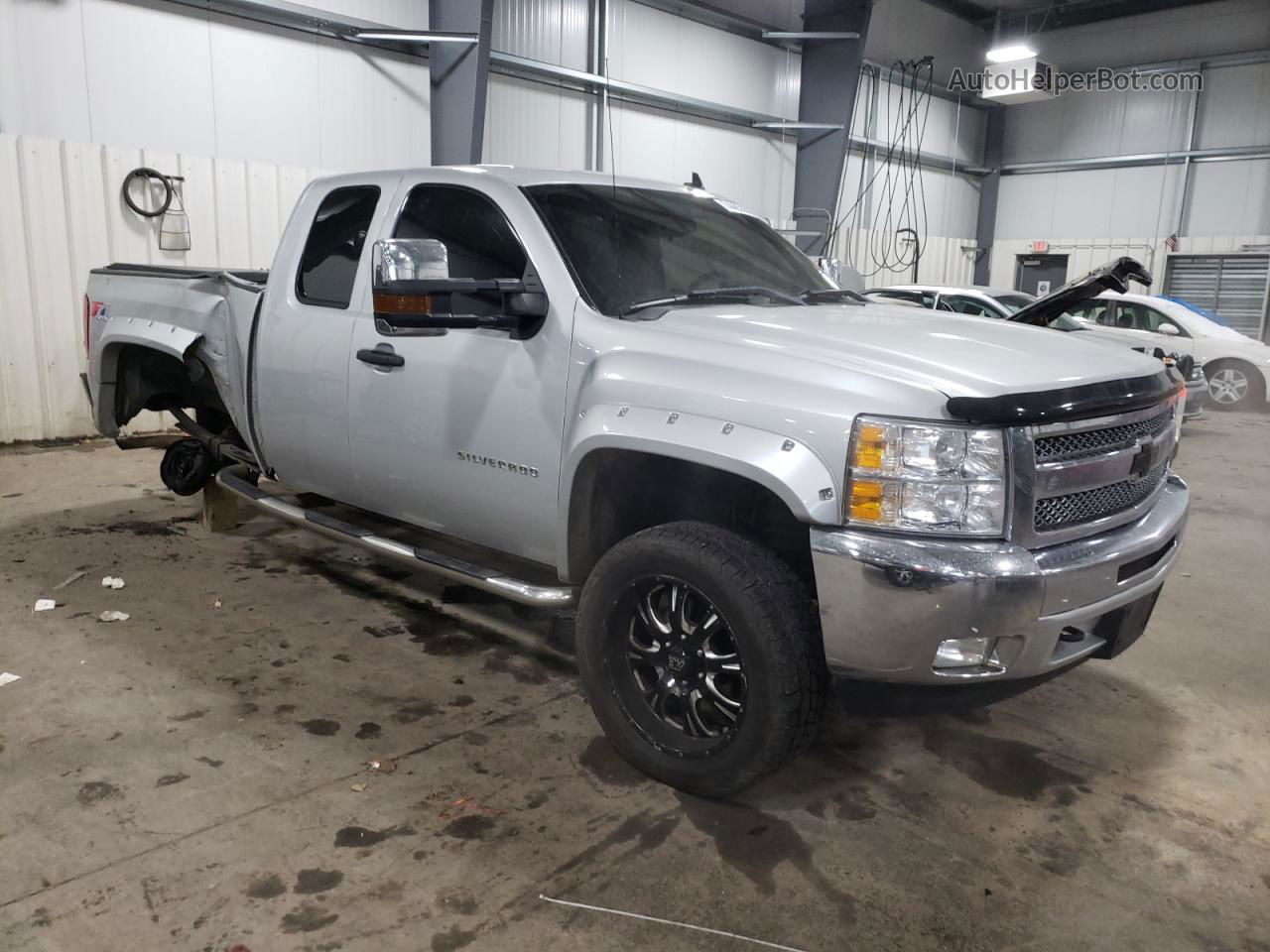 2012 Chevrolet Silverado K1500 Lt Silver vin: 1GCRKSE73CZ176317