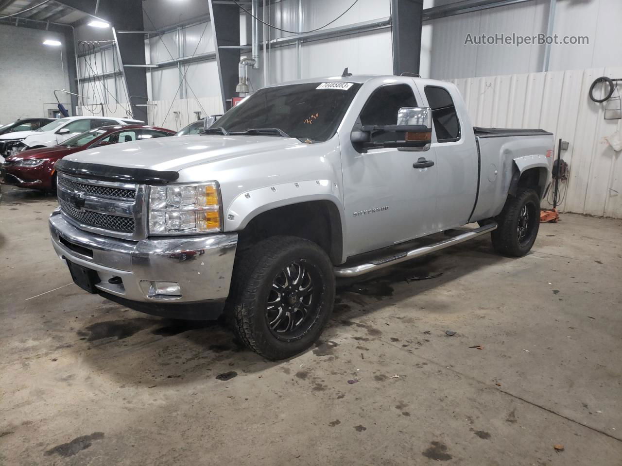 2012 Chevrolet Silverado K1500 Lt Silver vin: 1GCRKSE73CZ176317