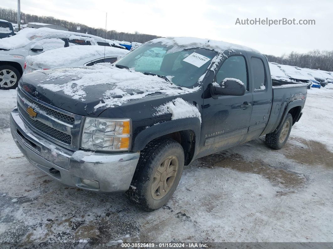 2012 Chevrolet Silverado 1500 Lt Black vin: 1GCRKSE73CZ208845