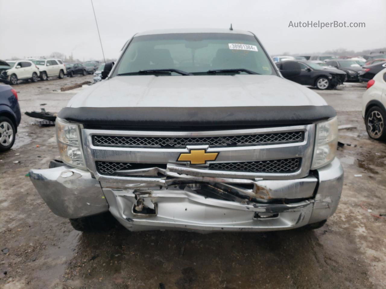 2012 Chevrolet Silverado K1500 Lt Silver vin: 1GCRKSE73CZ317659