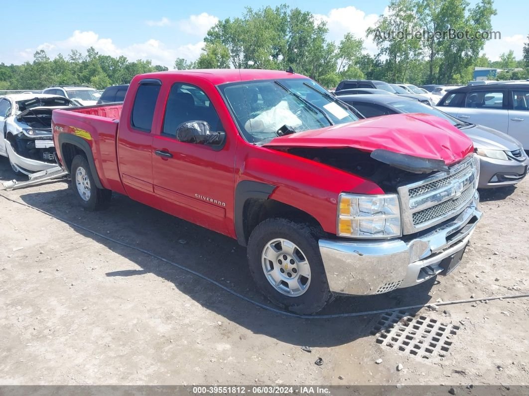 2013 Chevrolet Silverado 1500 Lt Красный vin: 1GCRKSE73DZ160684