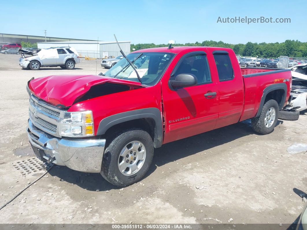 2013 Chevrolet Silverado 1500 Lt Красный vin: 1GCRKSE73DZ160684