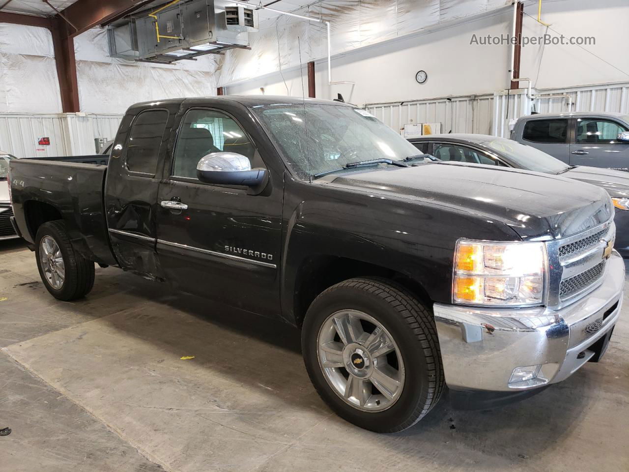 2013 Chevrolet Silverado K1500 Lt Black vin: 1GCRKSE73DZ246237