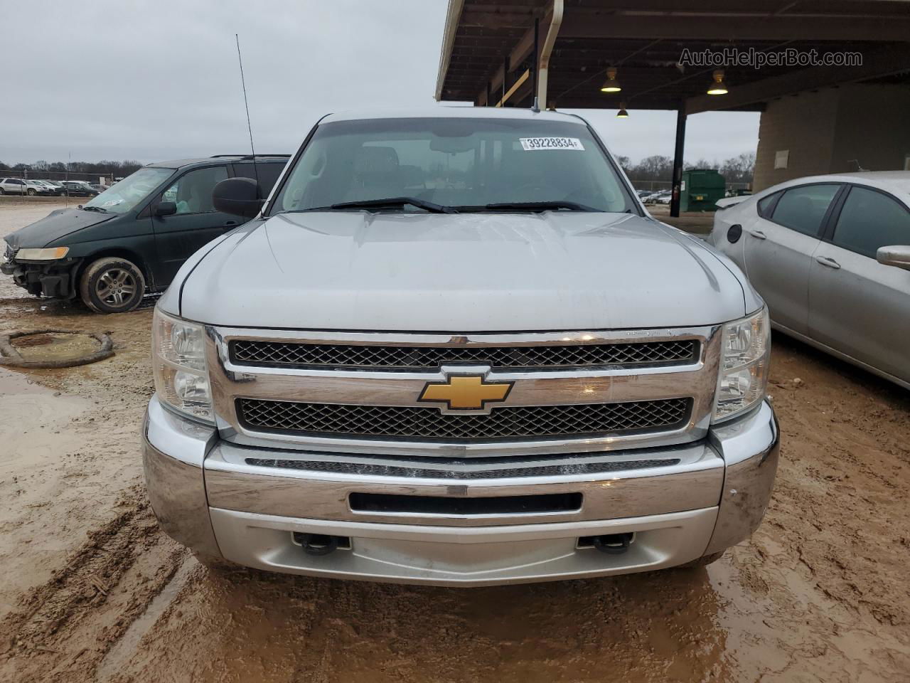 2013 Chevrolet Silverado K1500 Lt Silver vin: 1GCRKSE73DZ277911