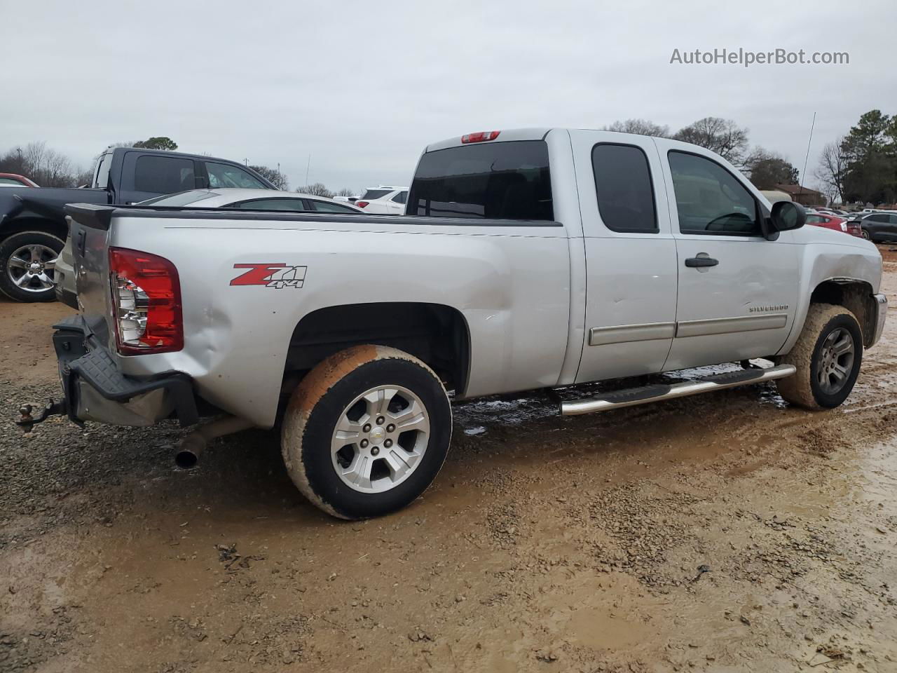 2013 Chevrolet Silverado K1500 Lt Silver vin: 1GCRKSE73DZ277911