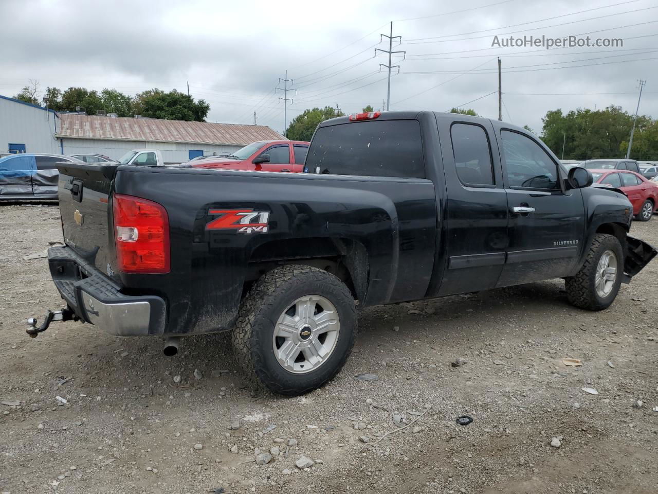 2013 Chevrolet Silverado K1500 Lt Черный vin: 1GCRKSE74DZ127774