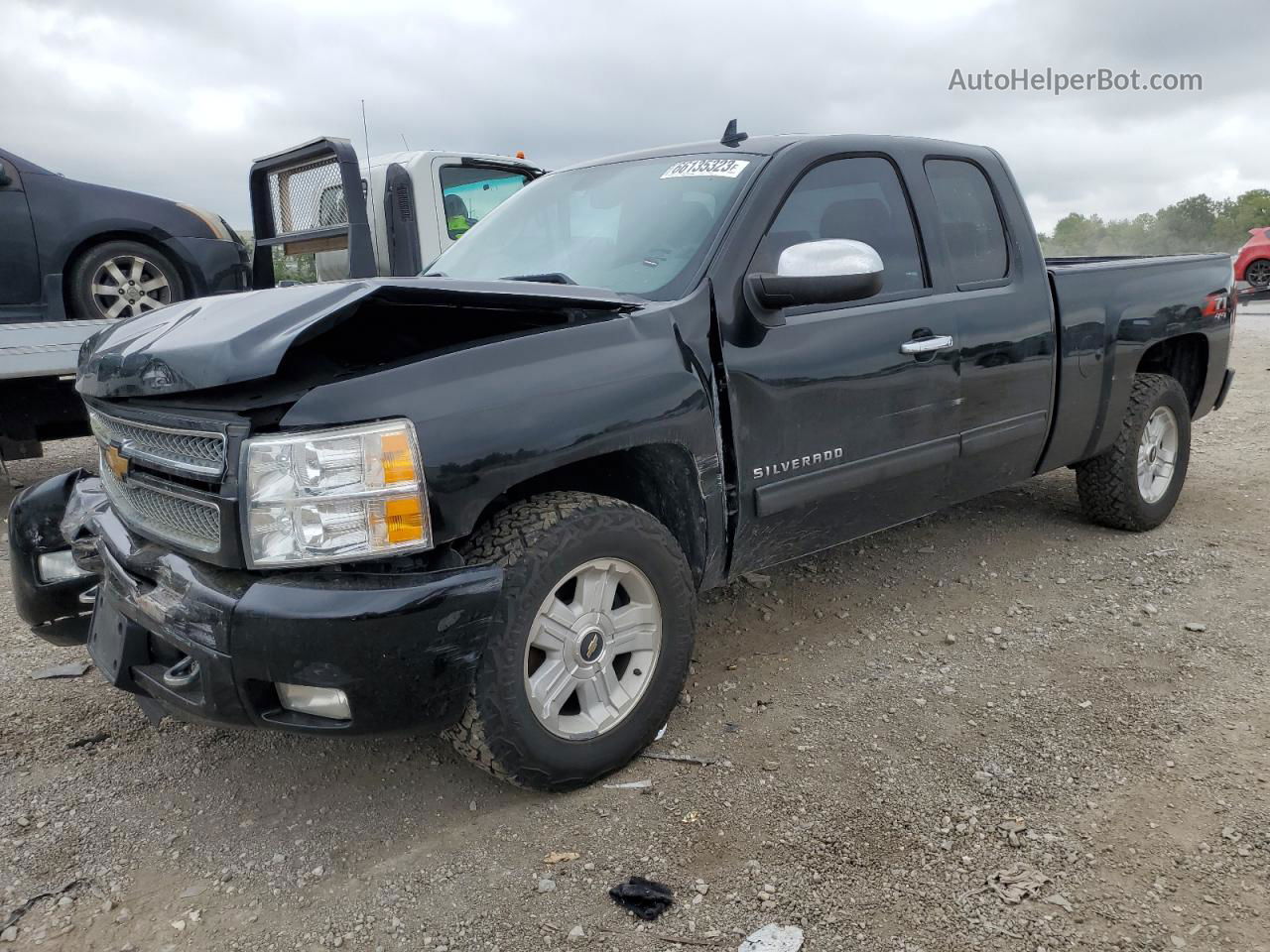 2013 Chevrolet Silverado K1500 Lt Black vin: 1GCRKSE74DZ127774