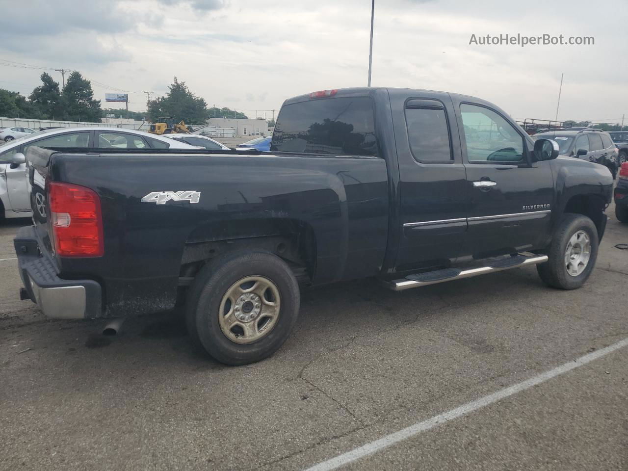 2013 Chevrolet Silverado K1500 Lt Black vin: 1GCRKSE74DZ270787