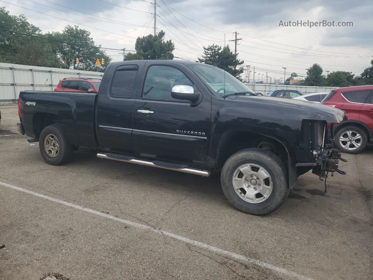 2013 Chevrolet Silverado K1500 Lt Black vin: 1GCRKSE74DZ270787