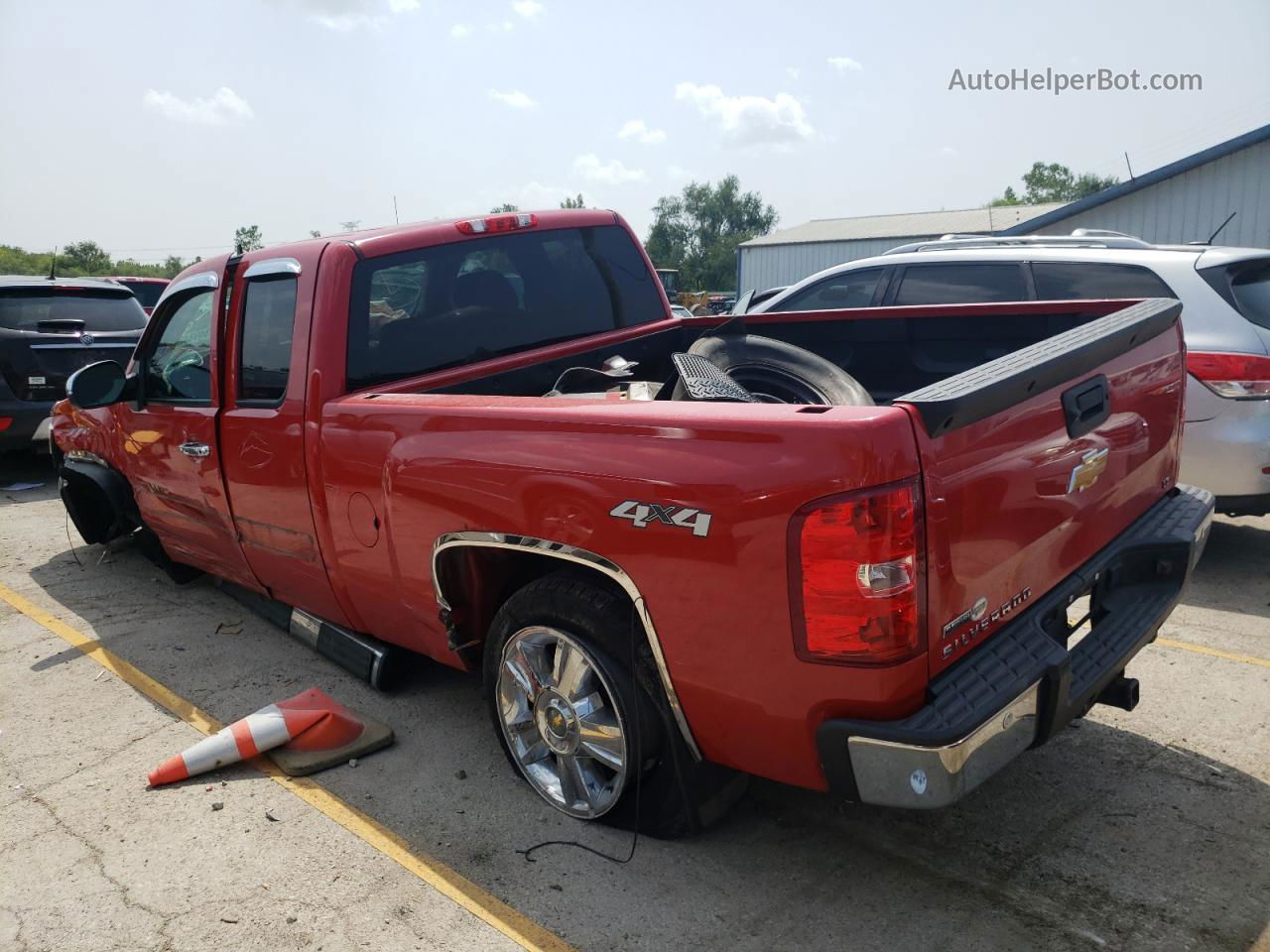 2012 Chevrolet Silverado K1500 Lt Red vin: 1GCRKSE75CZ125031