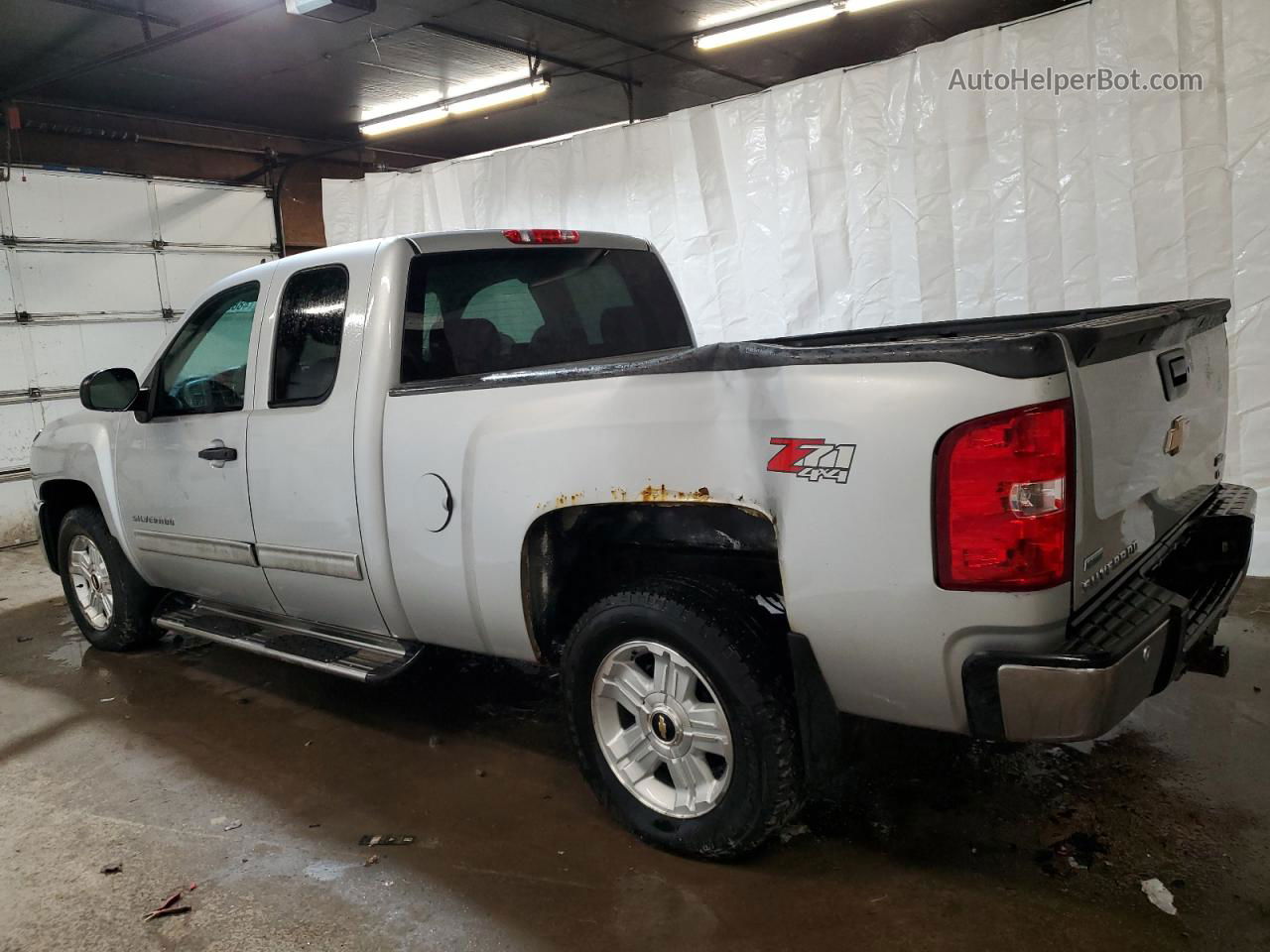 2012 Chevrolet Silverado K1500 Lt Silver vin: 1GCRKSE75CZ128897