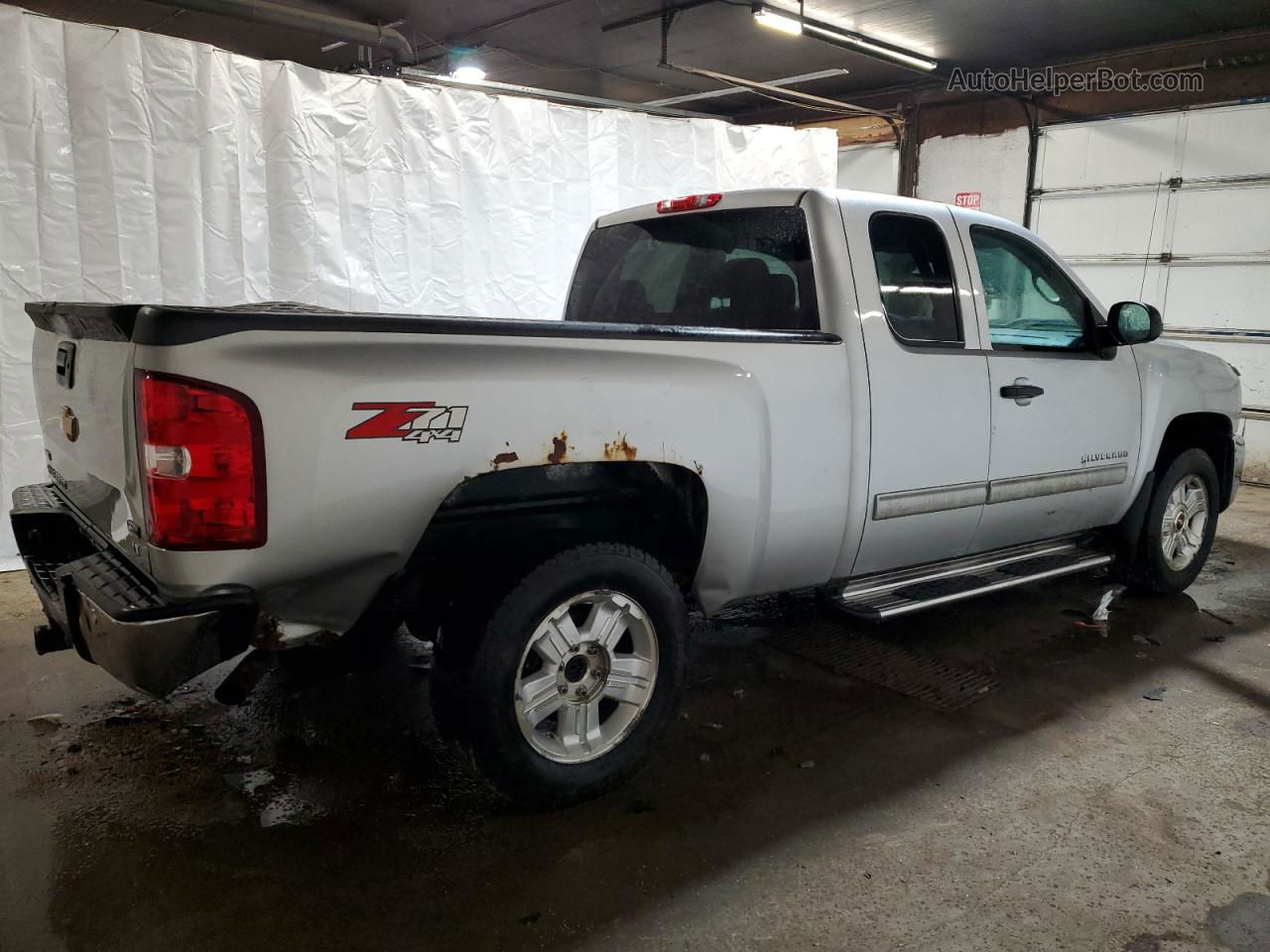 2012 Chevrolet Silverado K1500 Lt Silver vin: 1GCRKSE75CZ128897