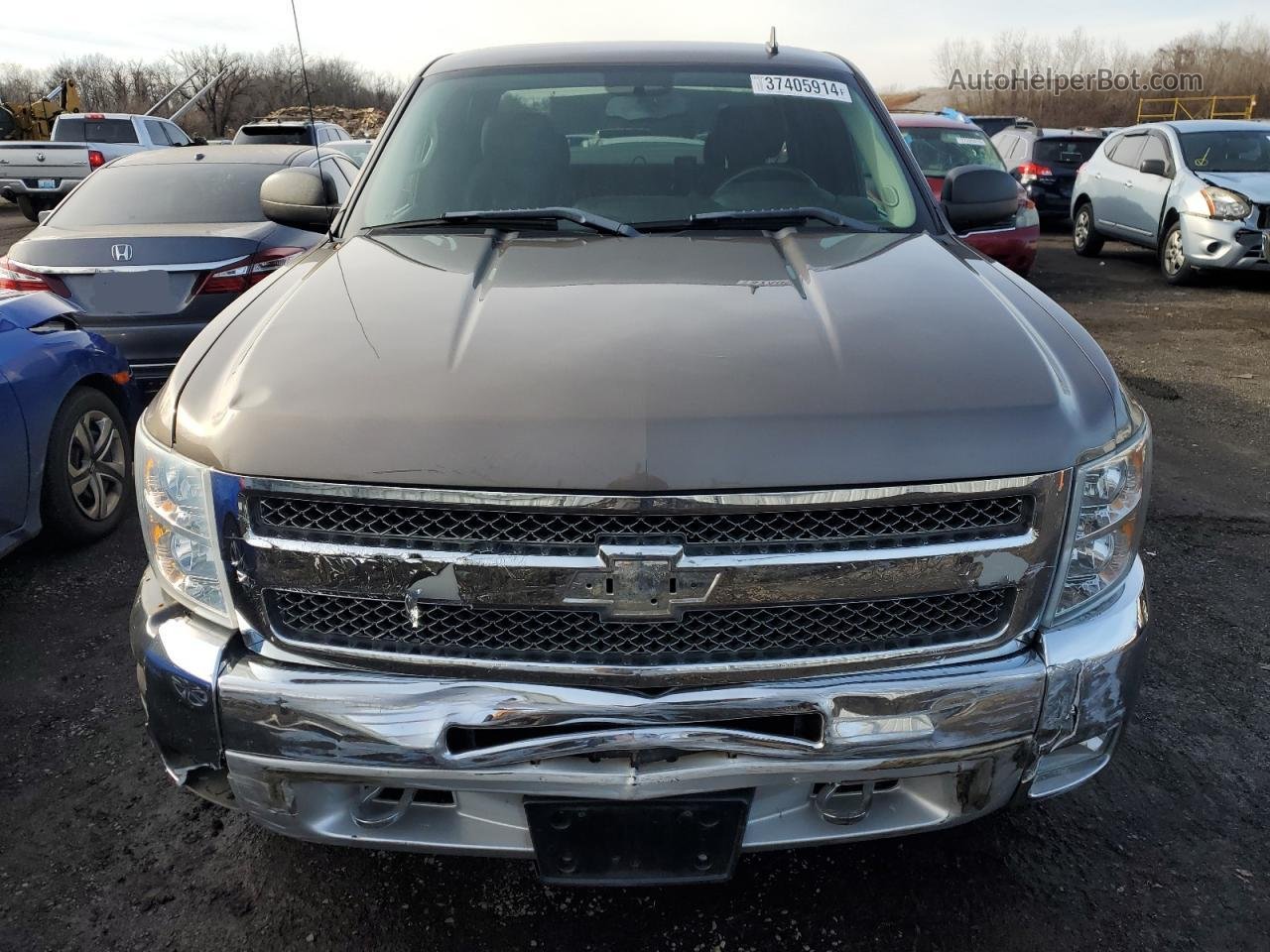 2012 Chevrolet Silverado K1500 Lt Gray vin: 1GCRKSE75CZ283109