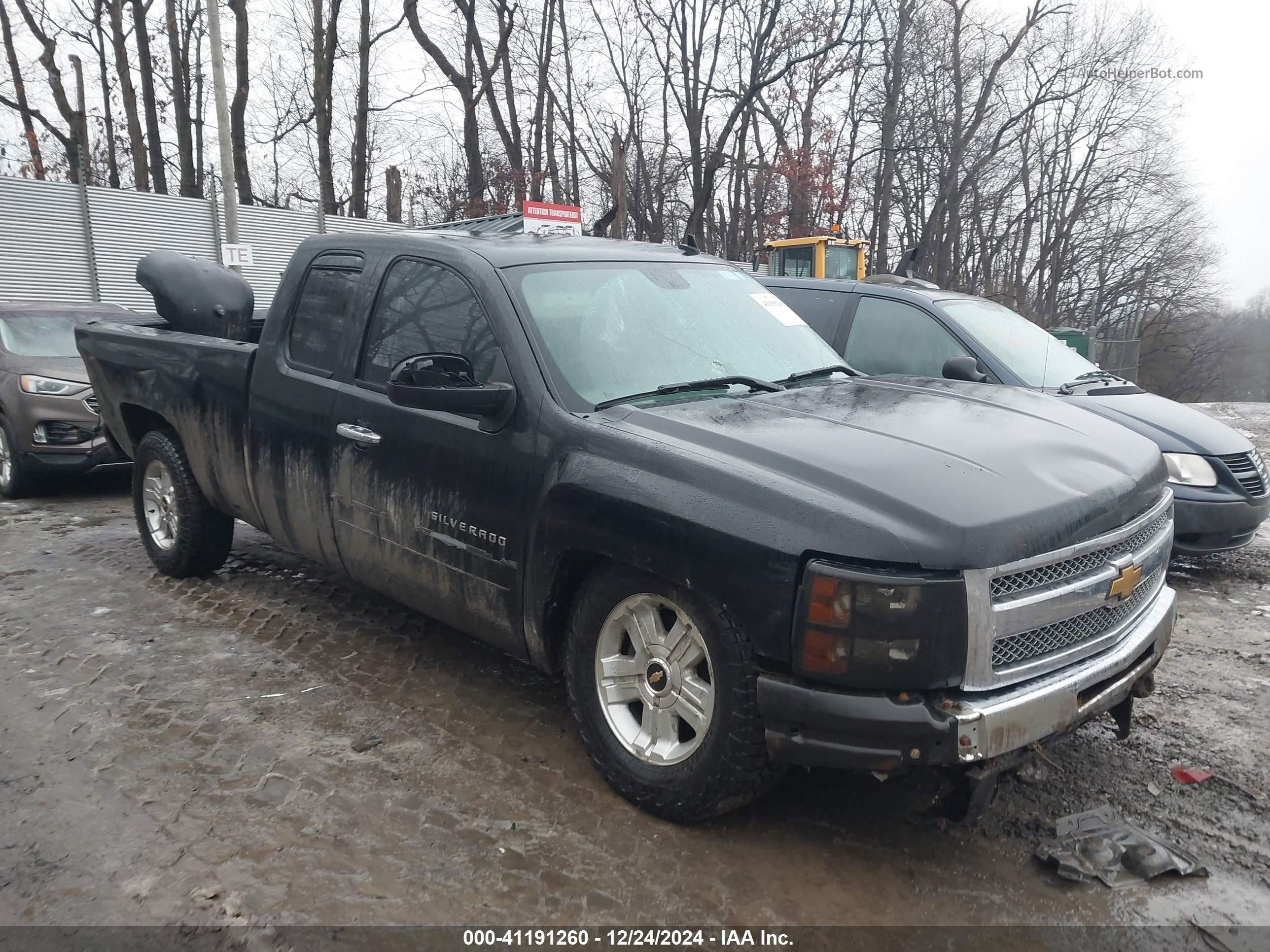 2012 Chevrolet Silverado 1500 Lt Black vin: 1GCRKSE76CZ165649