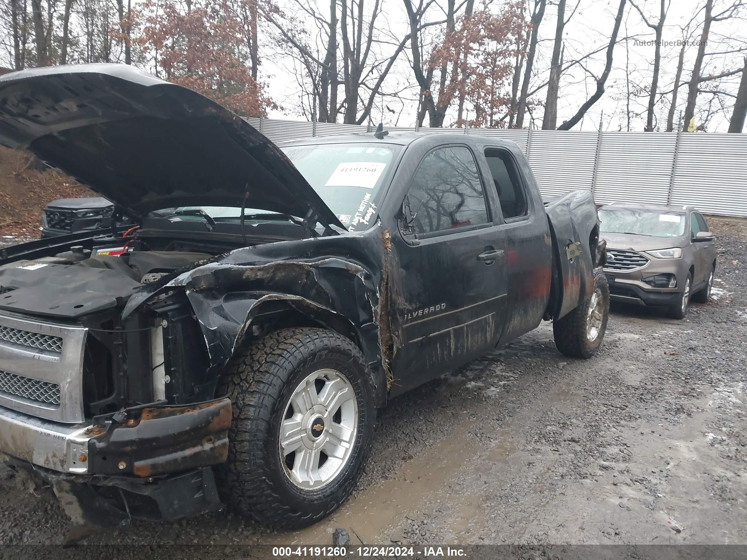 2012 Chevrolet Silverado 1500 Lt Black vin: 1GCRKSE76CZ165649