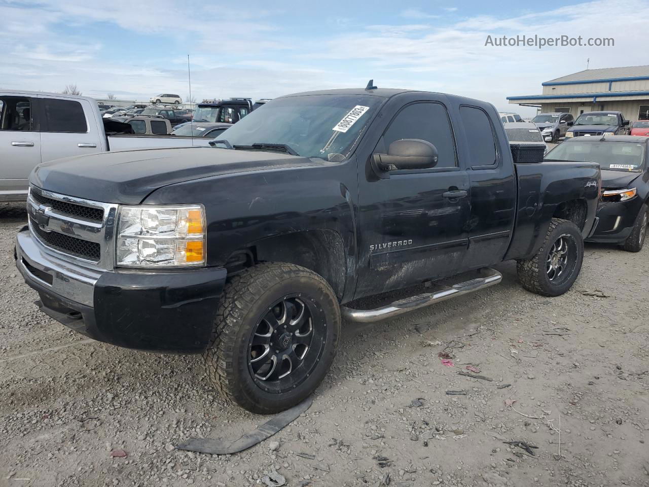 2013 Chevrolet Silverado K1500 Lt Black vin: 1GCRKSE76DZ224085