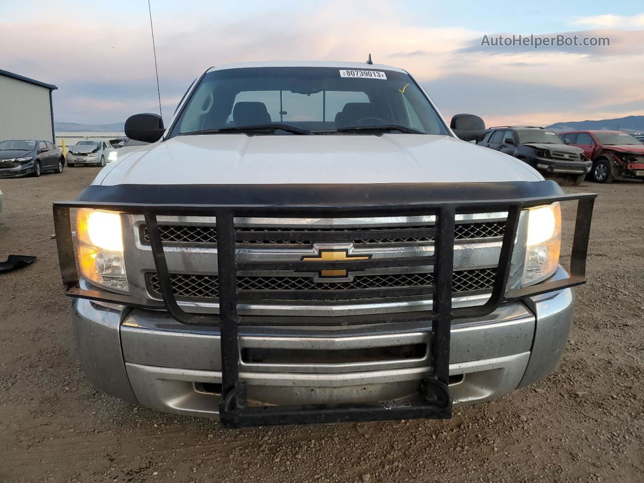 2013 Chevrolet Silverado K1500 Lt White vin: 1GCRKSE76DZ404716