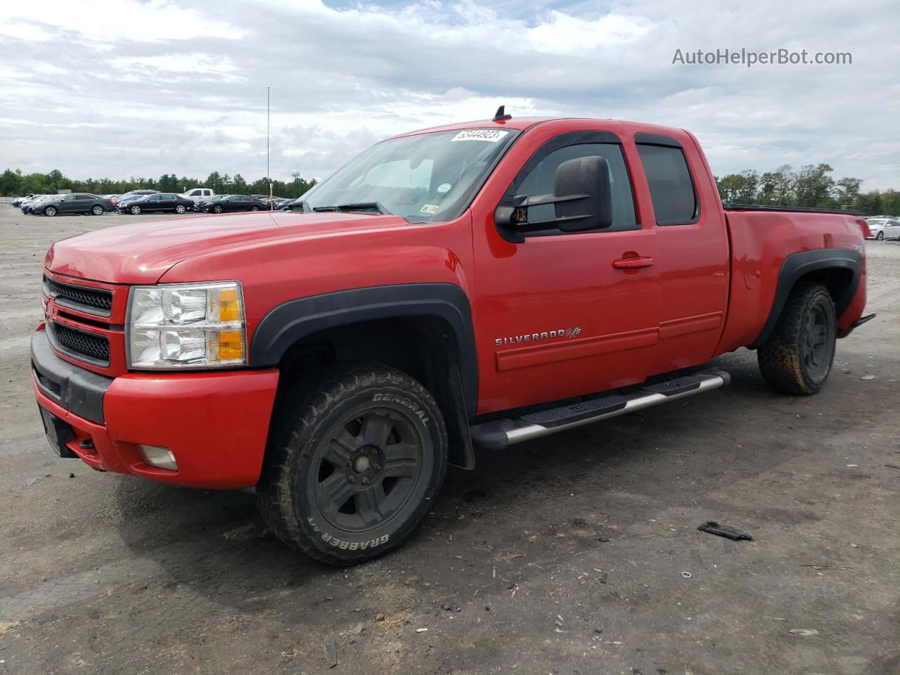 2012 Chevrolet Silverado K1500 Lt Красный vin: 1GCRKSE77CZ146561