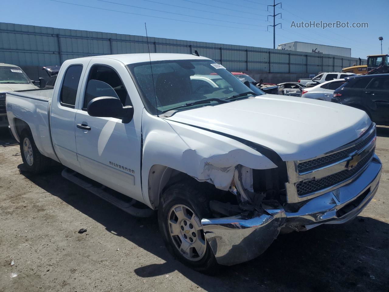 2012 Chevrolet Silverado K1500 Lt White vin: 1GCRKSE77CZ291860