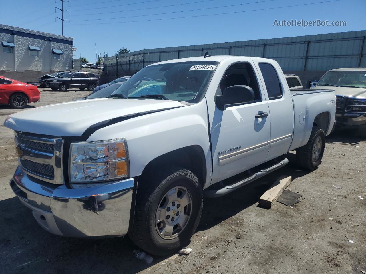 2012 Chevrolet Silverado K1500 Lt White vin: 1GCRKSE77CZ291860