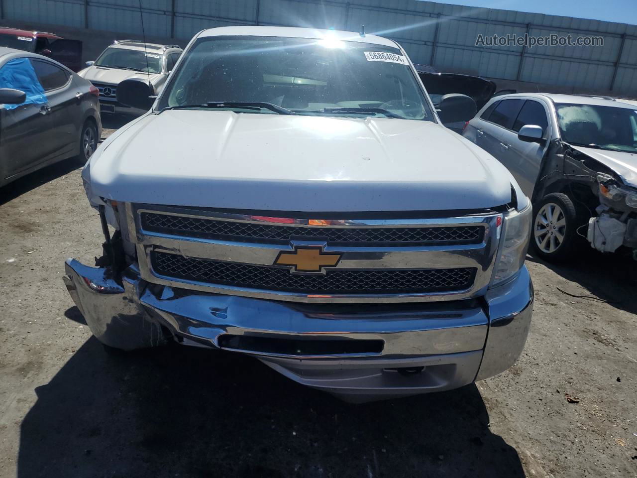 2012 Chevrolet Silverado K1500 Lt Белый vin: 1GCRKSE77CZ291860