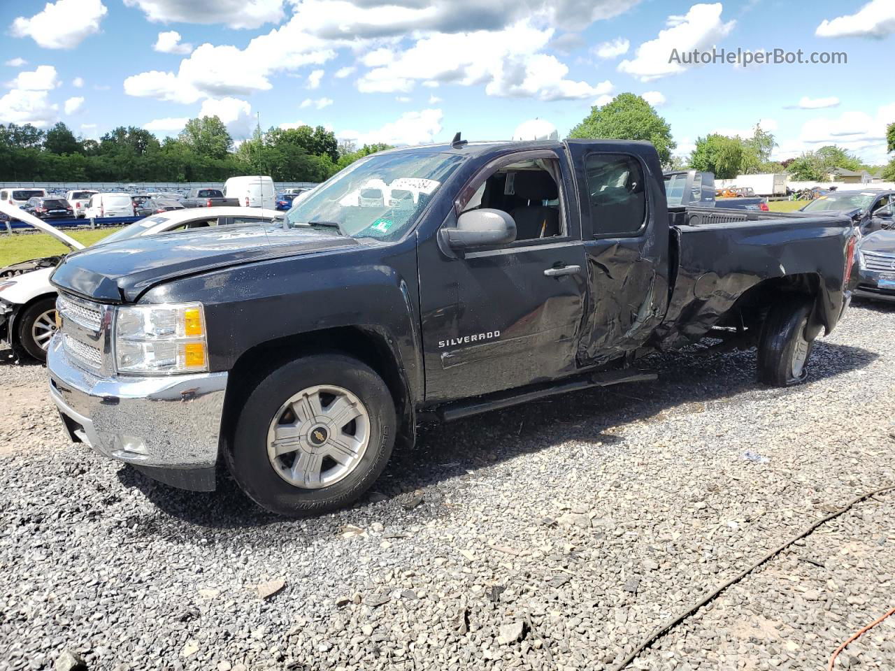 2012 Chevrolet Silverado K1500 Lt Black vin: 1GCRKSE78CZ207075