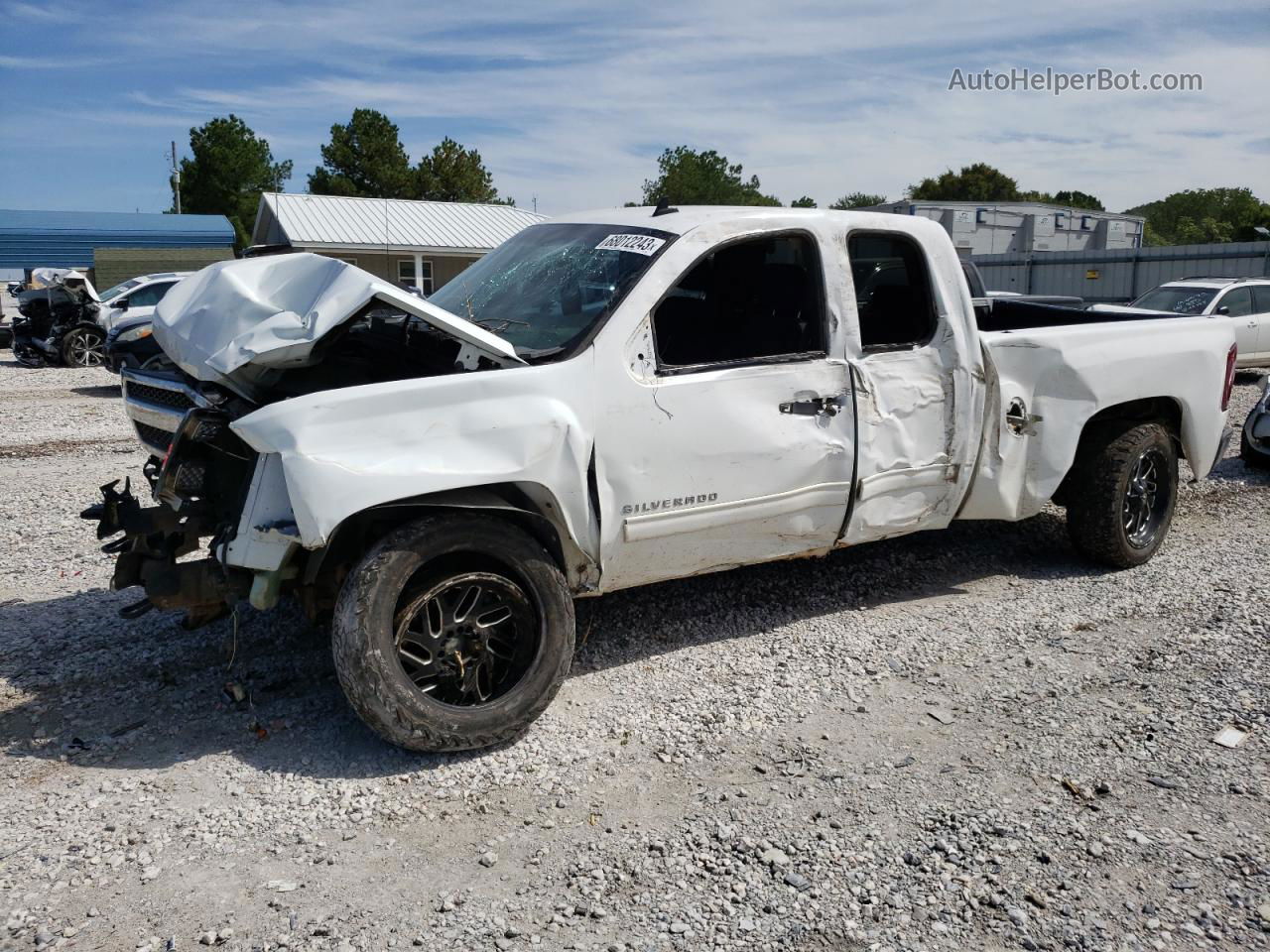 2013 Chevrolet Silverado K1500 Lt White vin: 1GCRKSE78DZ133478