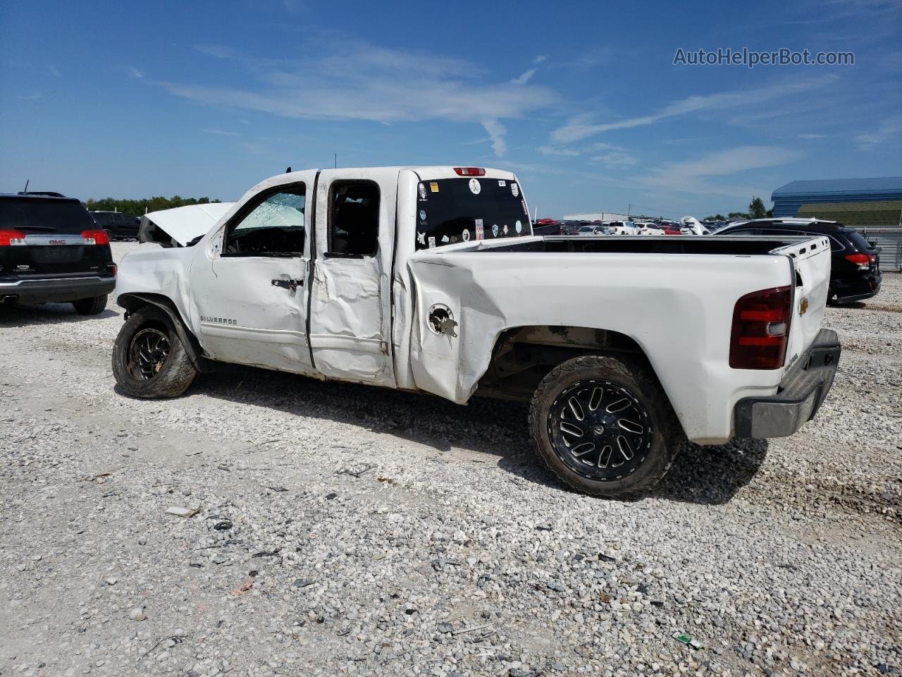 2013 Chevrolet Silverado K1500 Lt White vin: 1GCRKSE78DZ133478