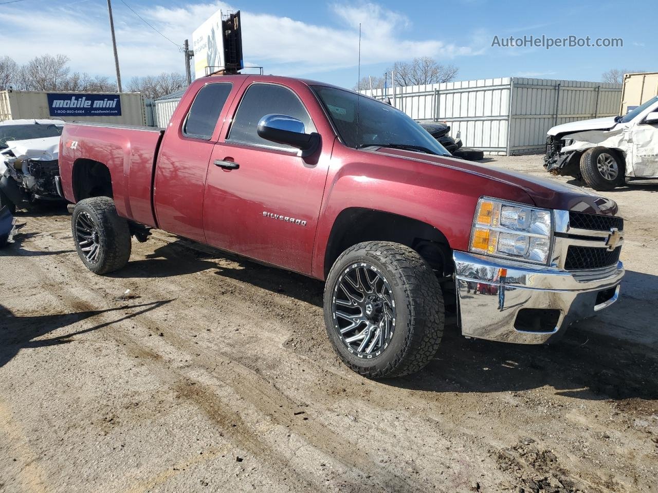 2013 Chevrolet Silverado K1500 Lt Red vin: 1GCRKSE78DZ138549