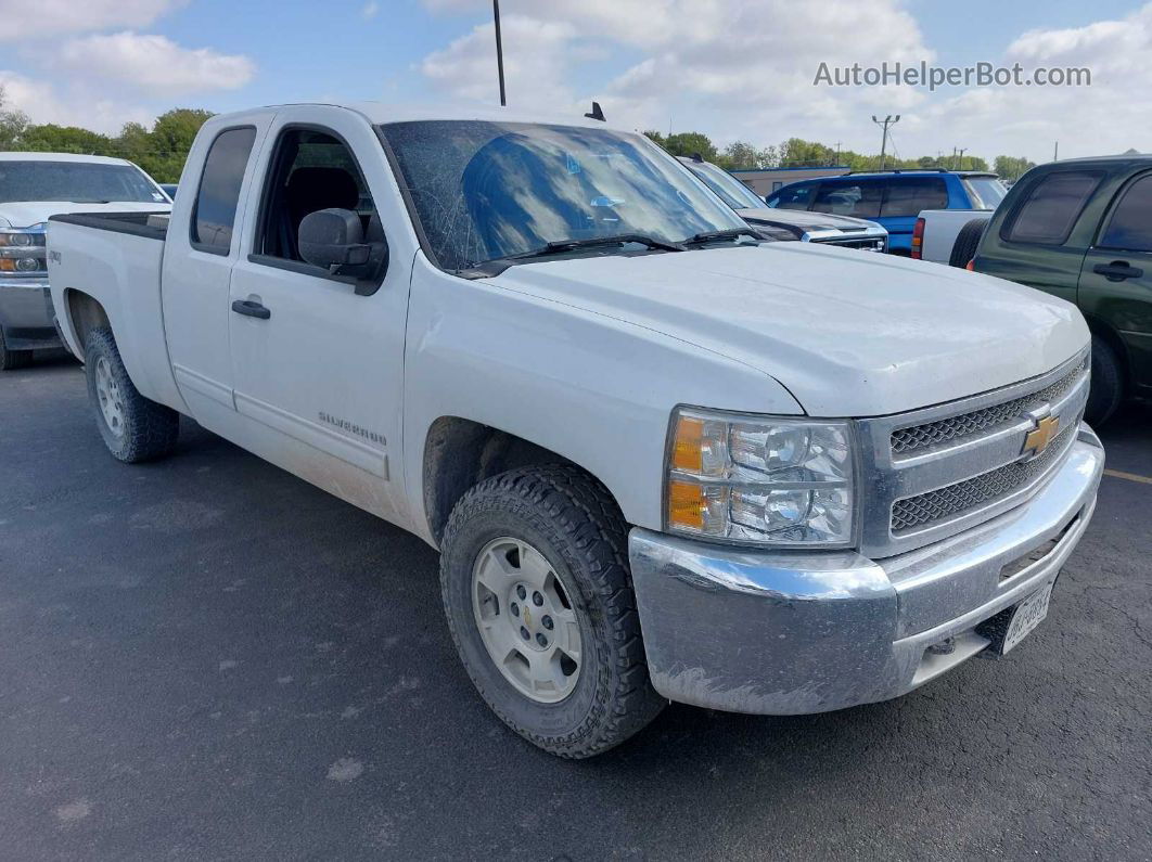 2013 Chevrolet Silverado 1500 Lt Белый vin: 1GCRKSE78DZ206347