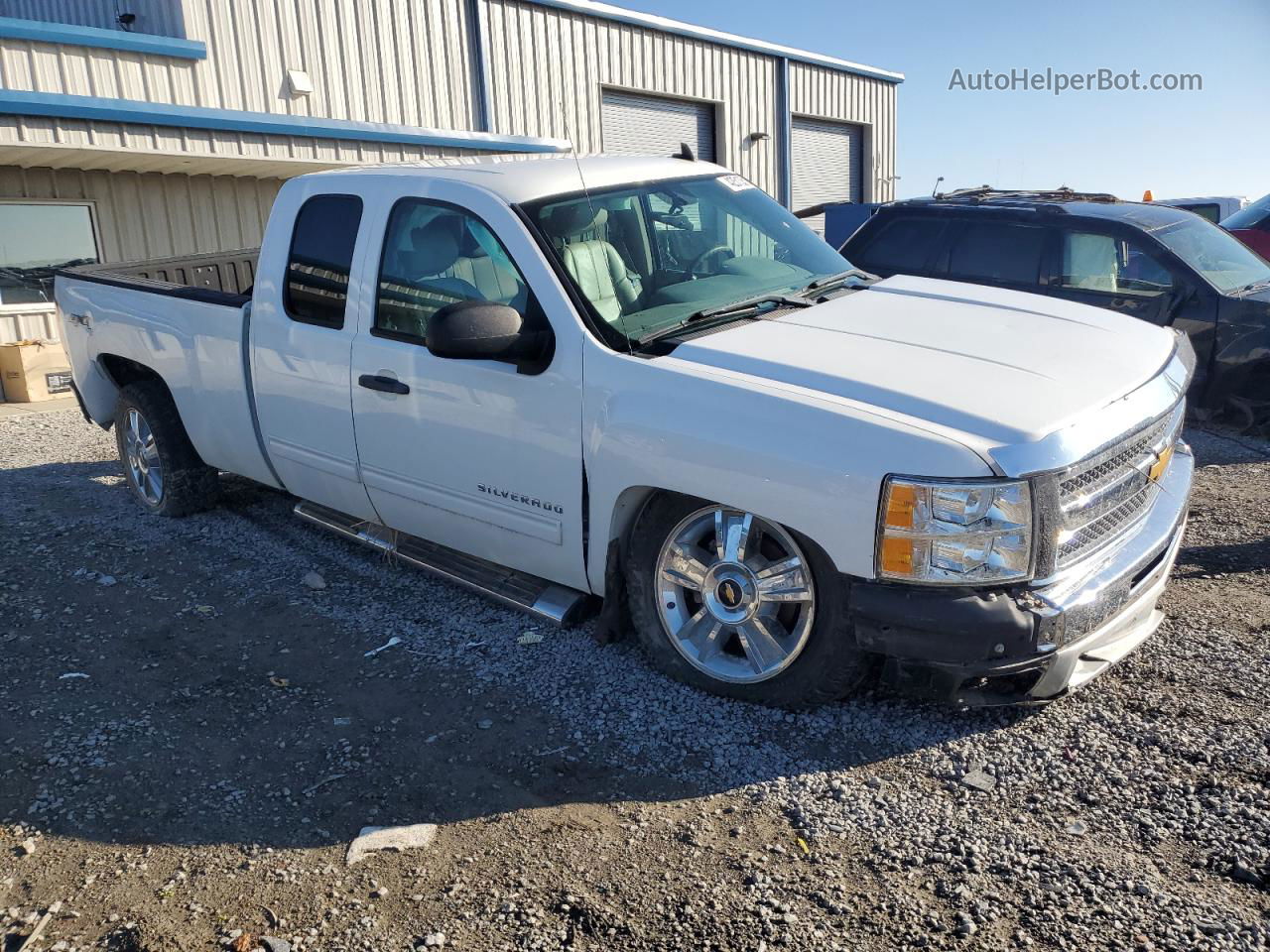 2012 Chevrolet Silverado K1500 Lt White vin: 1GCRKSE79CZ204881