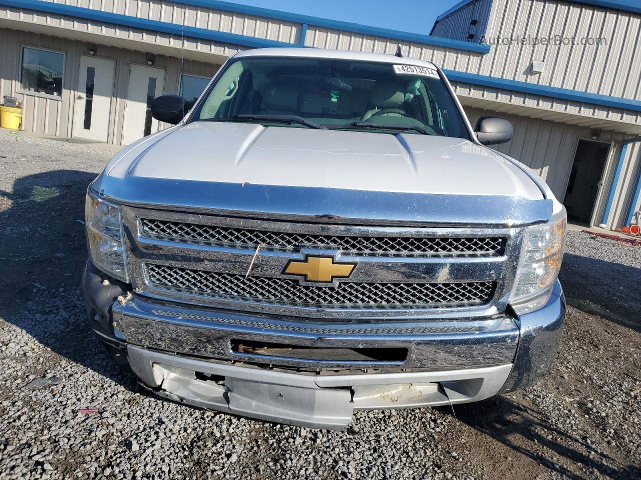 2012 Chevrolet Silverado K1500 Lt White vin: 1GCRKSE79CZ204881