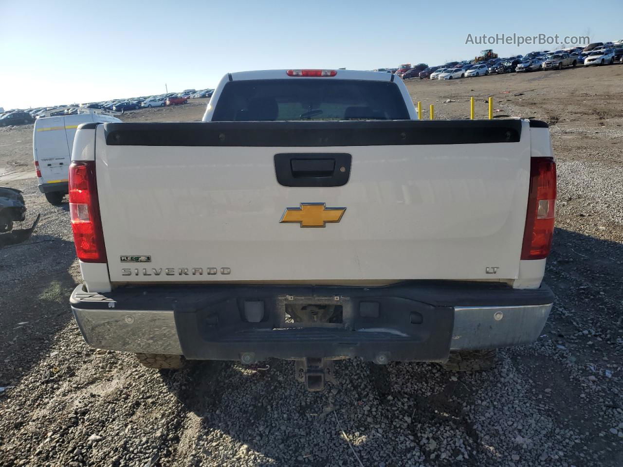 2012 Chevrolet Silverado K1500 Lt White vin: 1GCRKSE79CZ204881