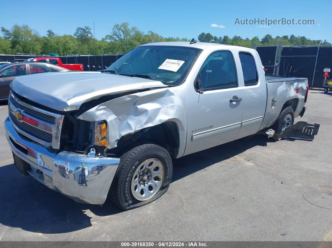 2012 Chevrolet Silverado 1500 Lt Silver vin: 1GCRKSE79CZ217274