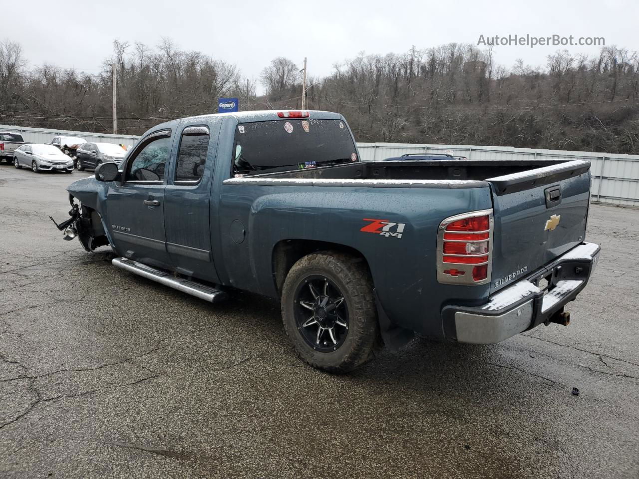 2013 Chevrolet Silverado K1500 Lt Blue vin: 1GCRKSE79DZ236456