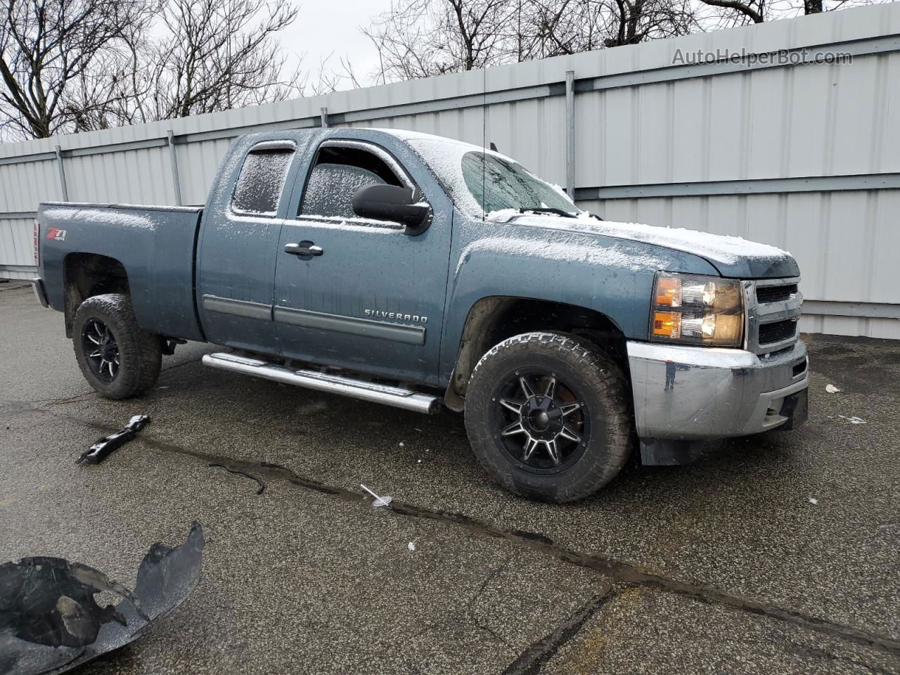 2013 Chevrolet Silverado K1500 Lt Синий vin: 1GCRKSE79DZ236456